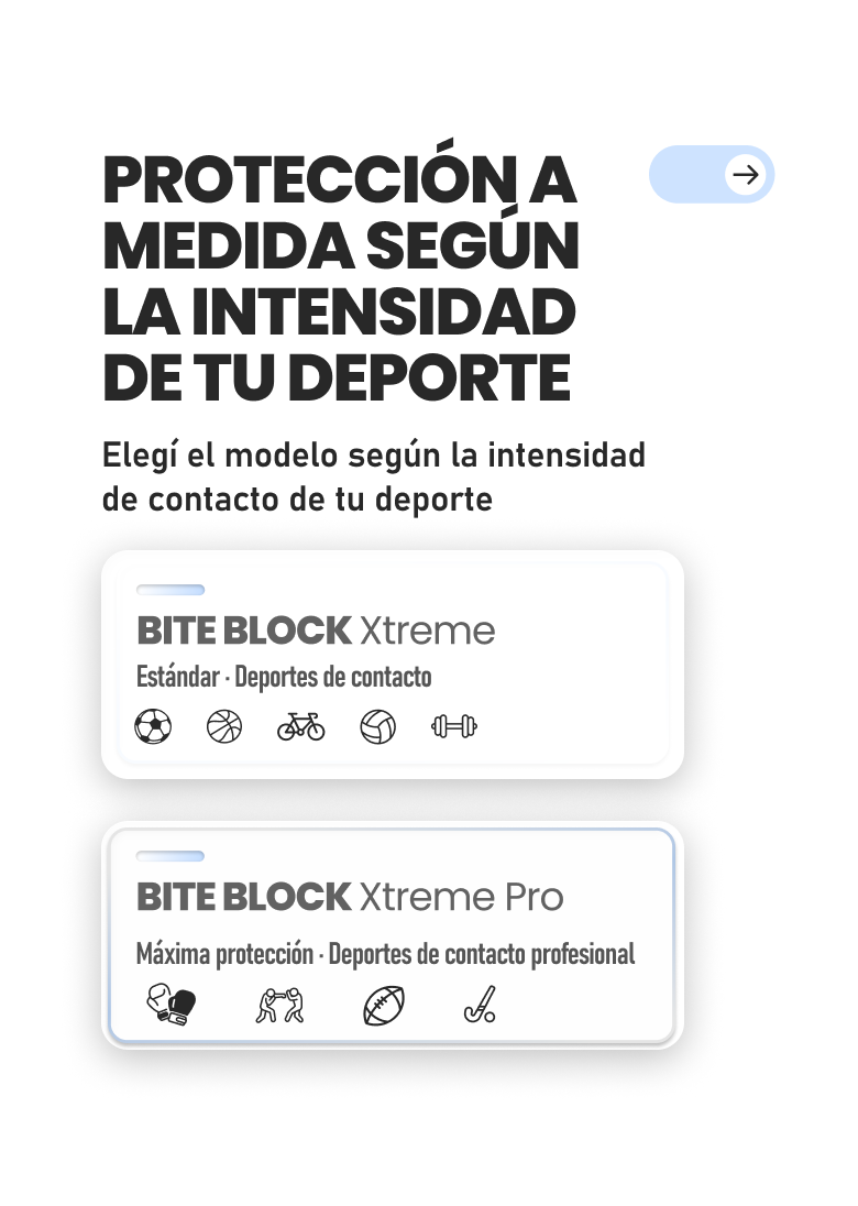 Protectores bucales deportivos