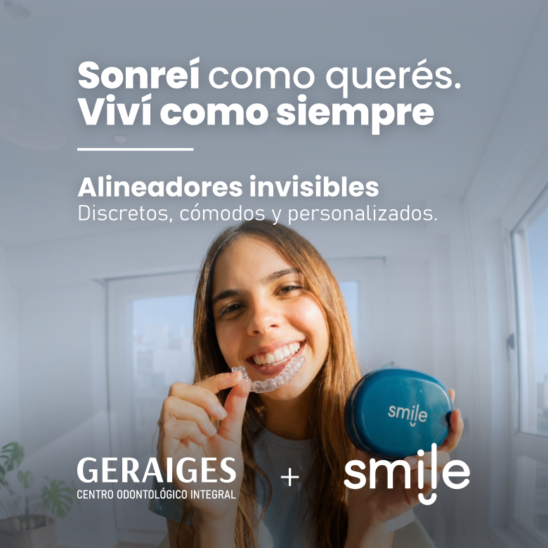 Alineadores invisibles Discretos, cómodos y personalizados.